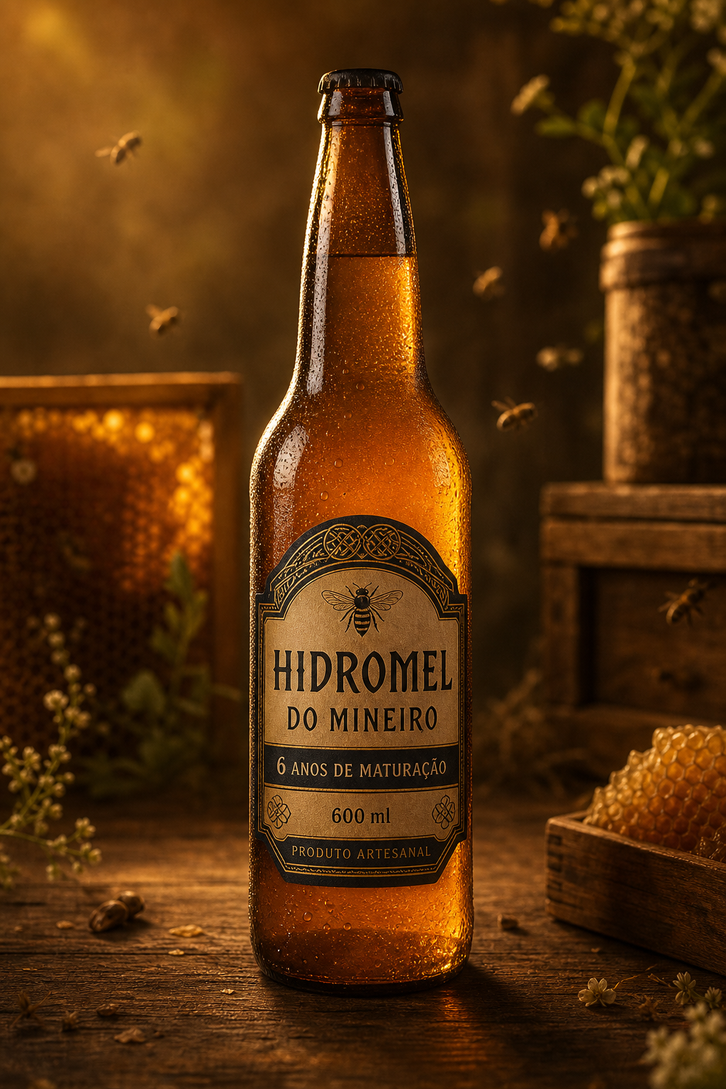 Hidromel do Mineiro, 6 anos de maturação