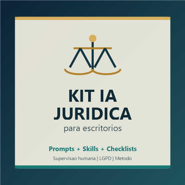 Capa do Kit IA Juridica